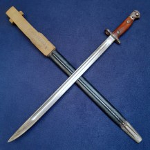 British WW2 Naval Contract Lanchester SMG Bayonet 2